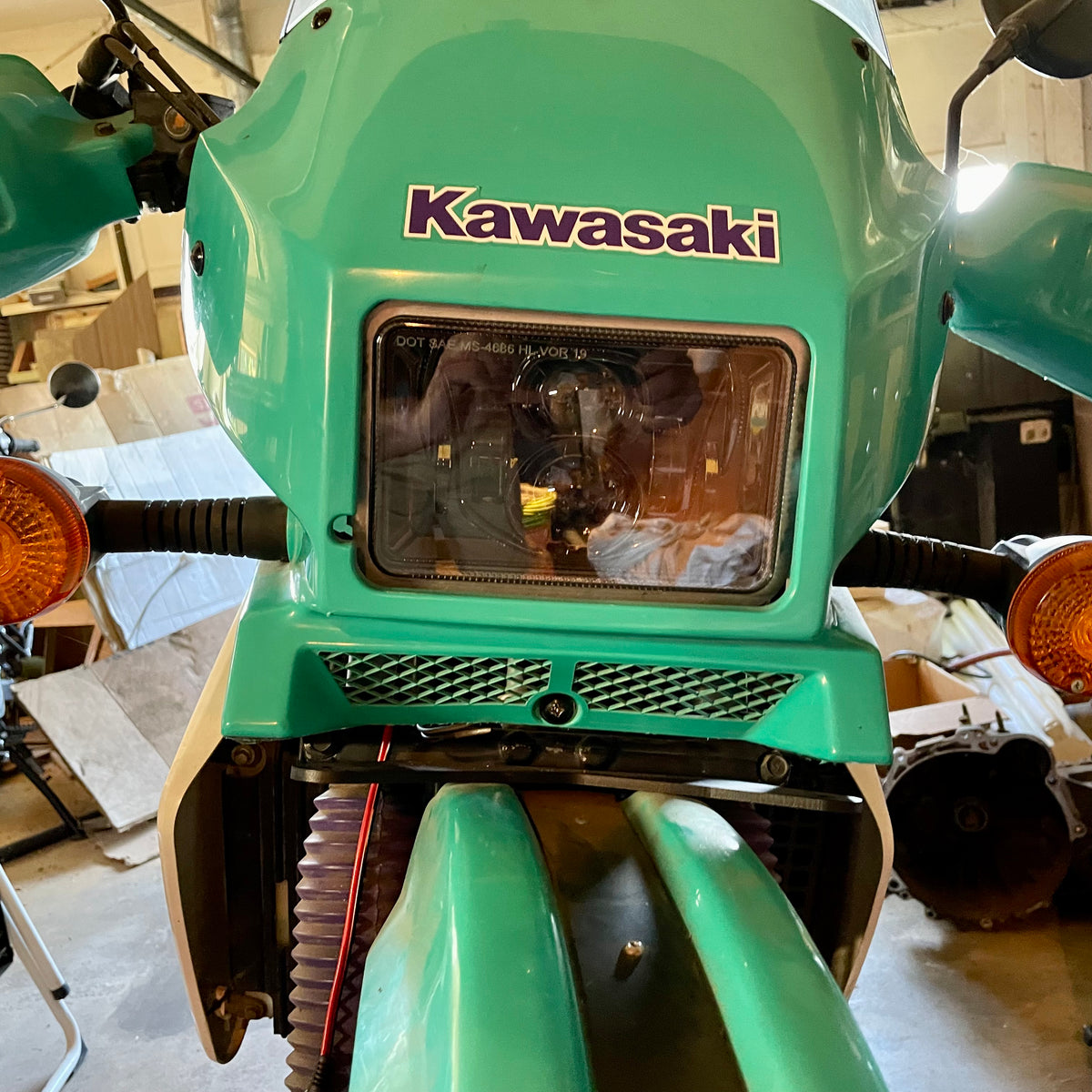 KLR650 *NEW* DOT LED Headlight Kit JNS Engineering