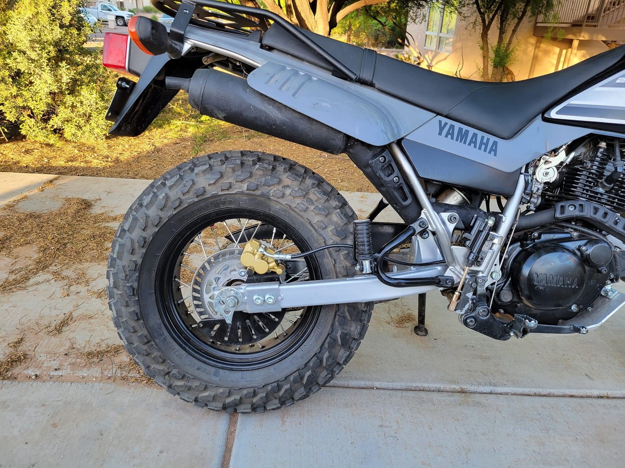 Tw200 Rear Shock TW200 Bolt-On 3” Swingarm Extension – JNS Engineering