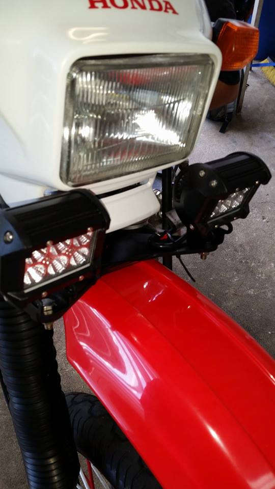 XR650L Auxiliary LED Light Mount – JNS Engineering
