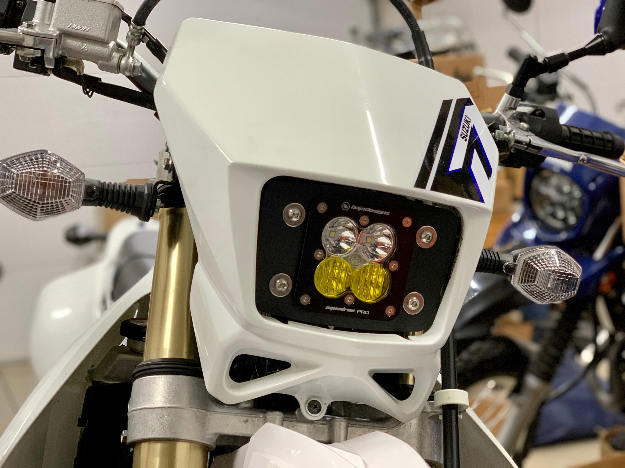 DRZ400 Baja Designs Squadron LED Mounting Kit – JNS Engineering